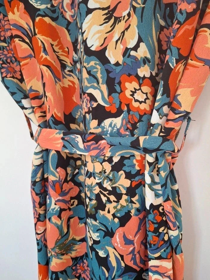 🌸 Precioso vestido de mujer con flores multicolores Noémie & Co Talla M - NUEVO – photo 8